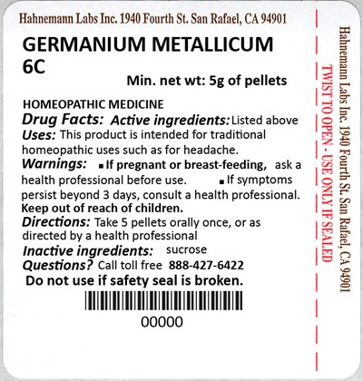 Germanium Metallicum 6c 5g (Germanium Metallicum 6c 5g)